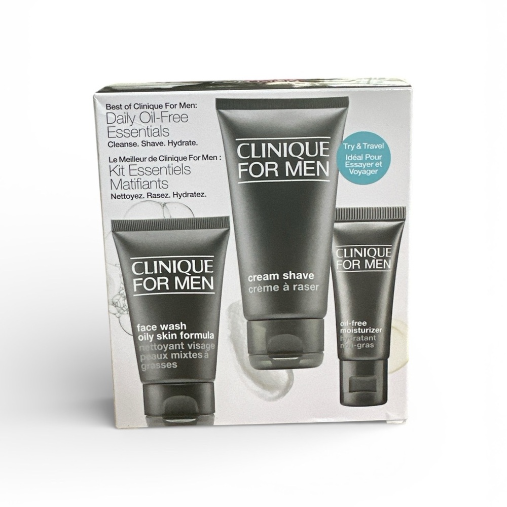 ✨ NEW Clinique For Men Daily Oil-Free Essentials | Travel Grooming Set | NIB ✨
